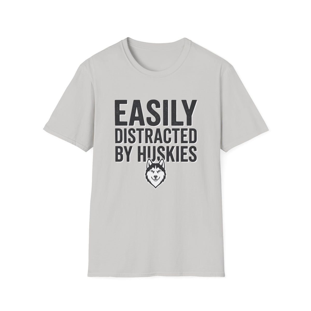 Easily Distracted By Huskies T-Shirt