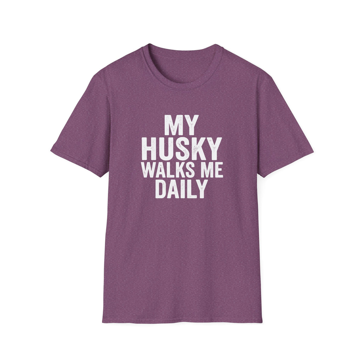 My Husky Walks Me Daily T-Shirt