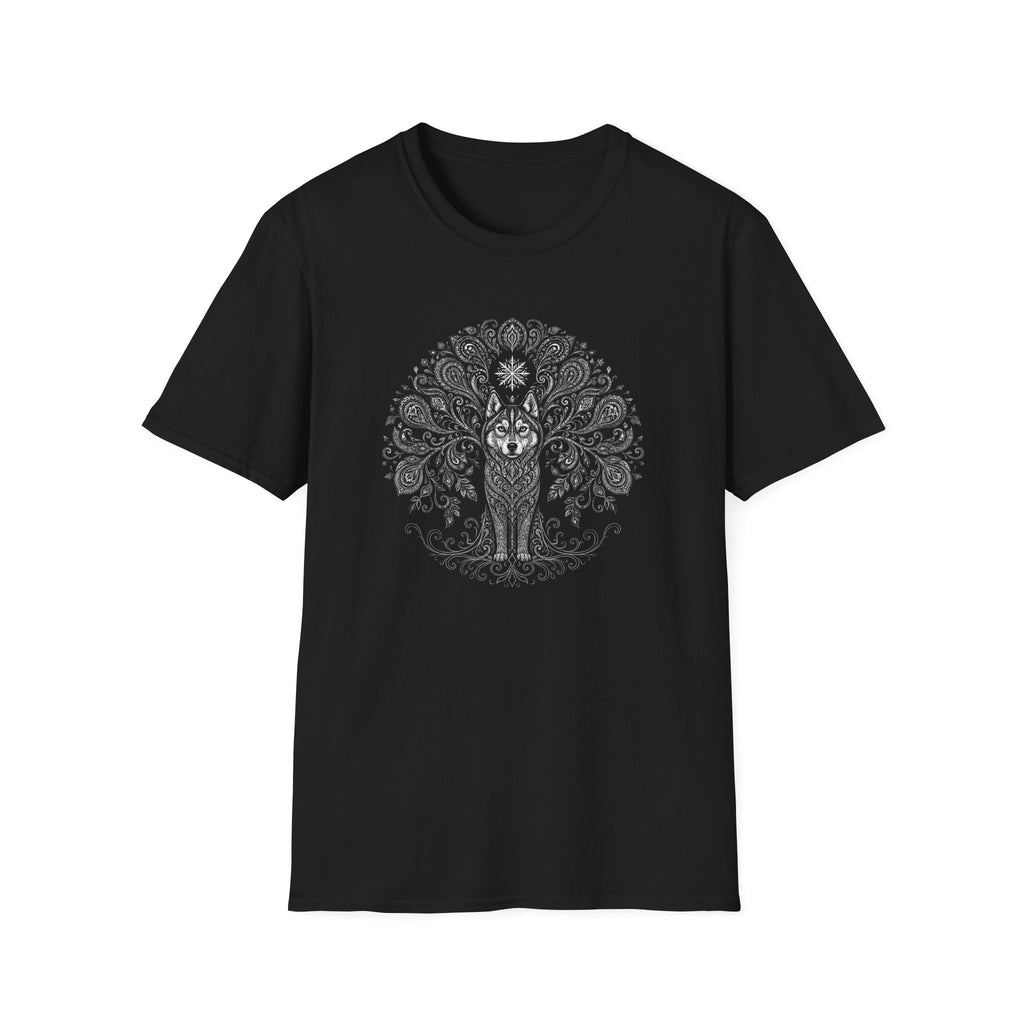 Ornate Husky Mandala T-Shirt