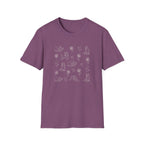 Playful Husky Pattern T-Shirt