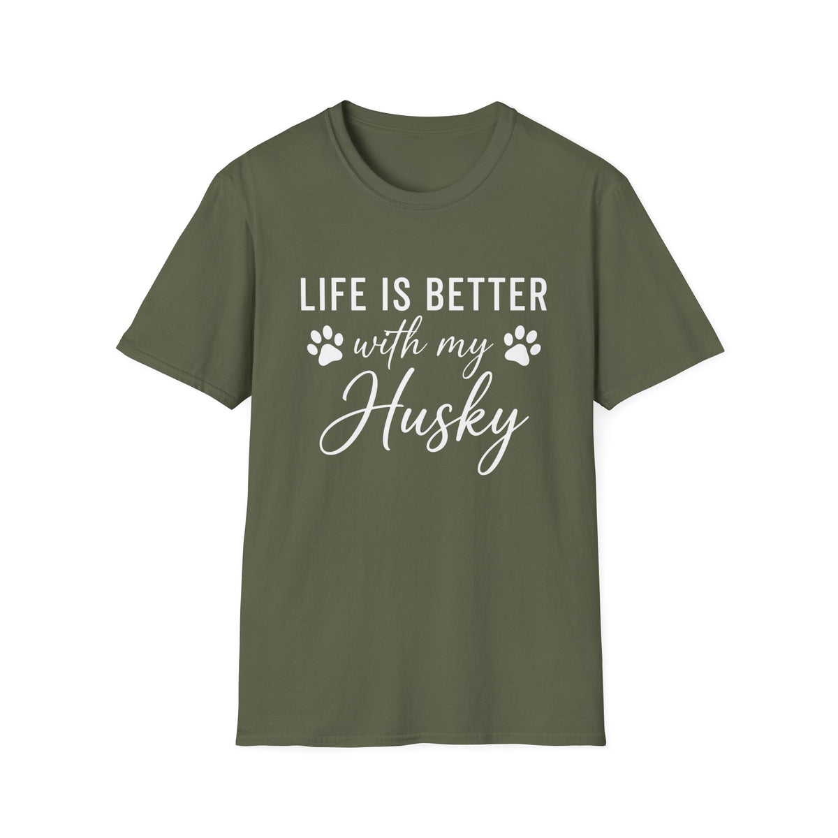Better With My Husky T-Shirt