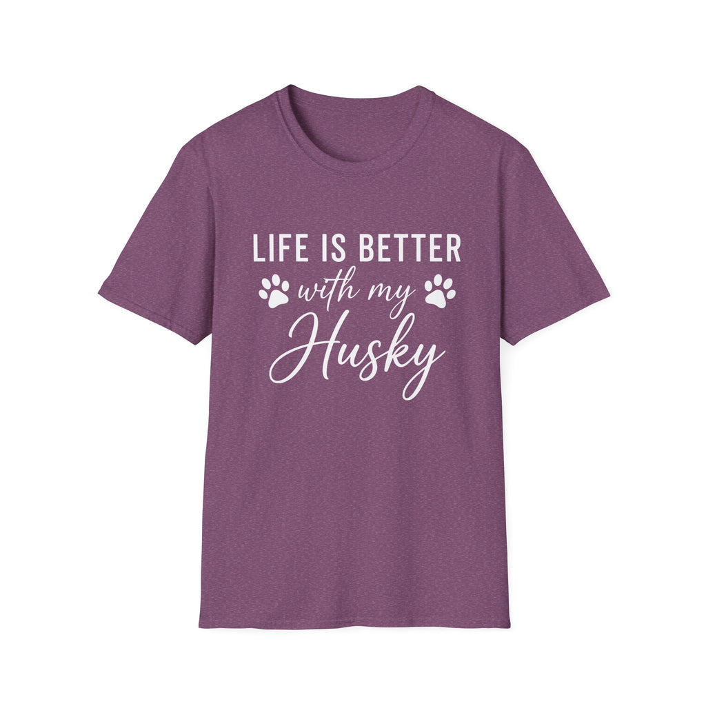 Better With My Husky T-Shirt