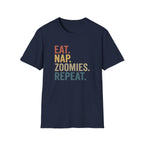 Eat Nap Zoomies Repeat T-Shirt