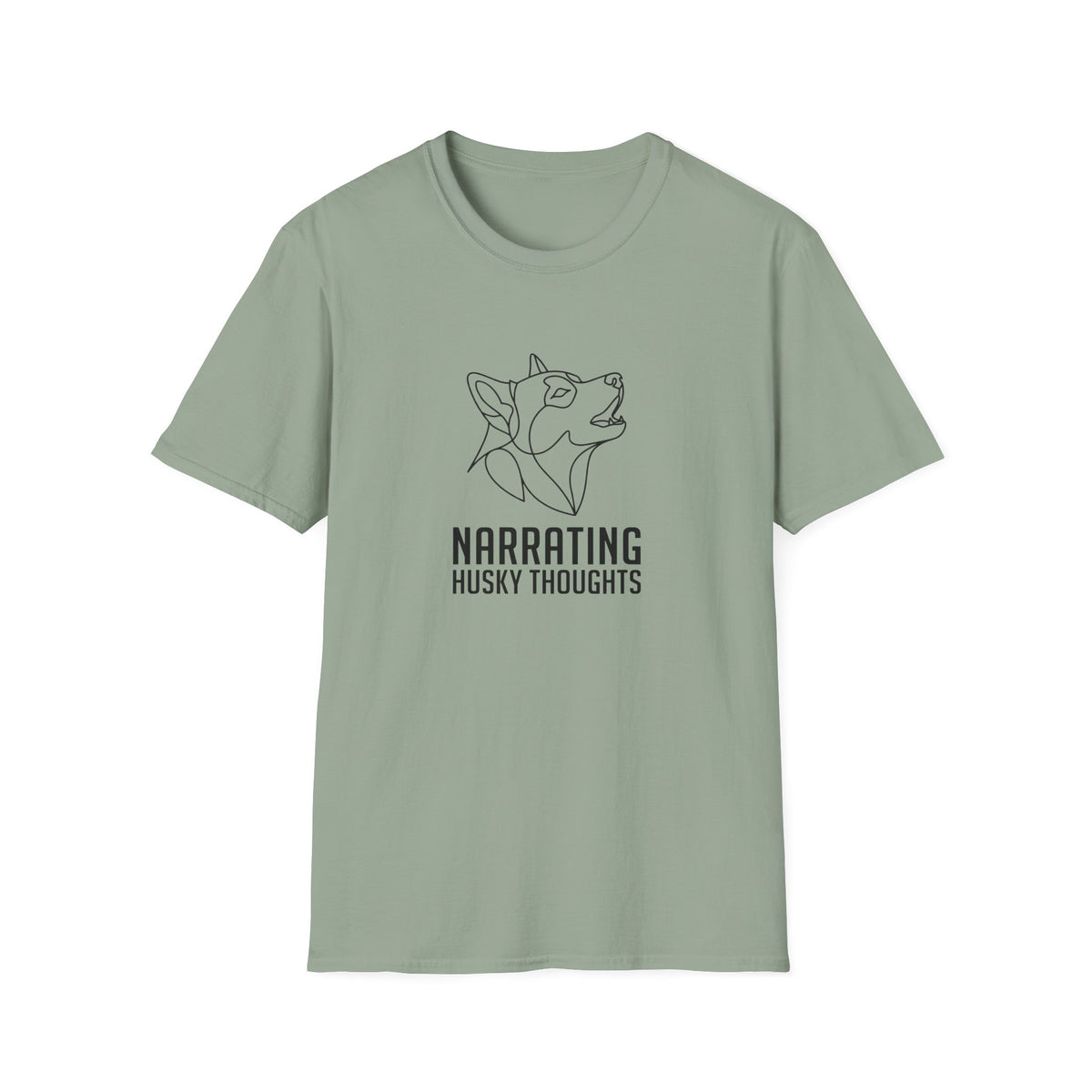Narrating Husky Thoughts T-Shirt