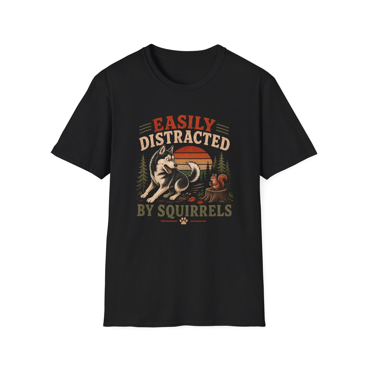 Distracted By Squirrels T-Shirt