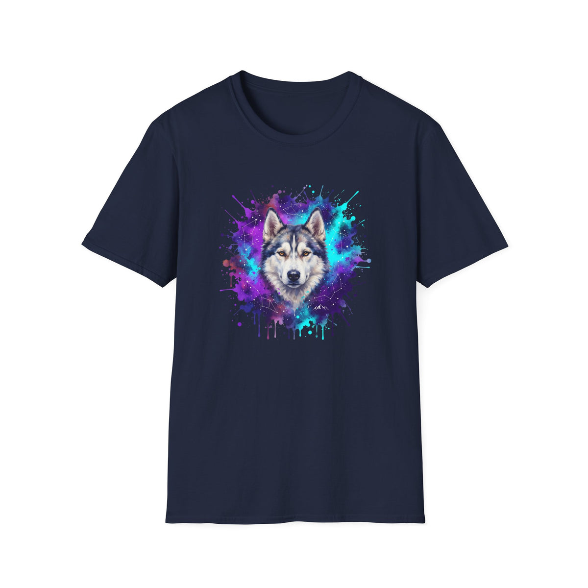 Cosmic Husky Splash T-Shirt