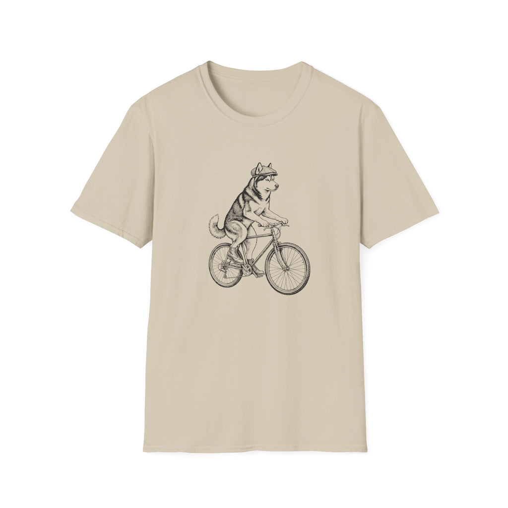 Dapper Cycling Husky T-Shirt