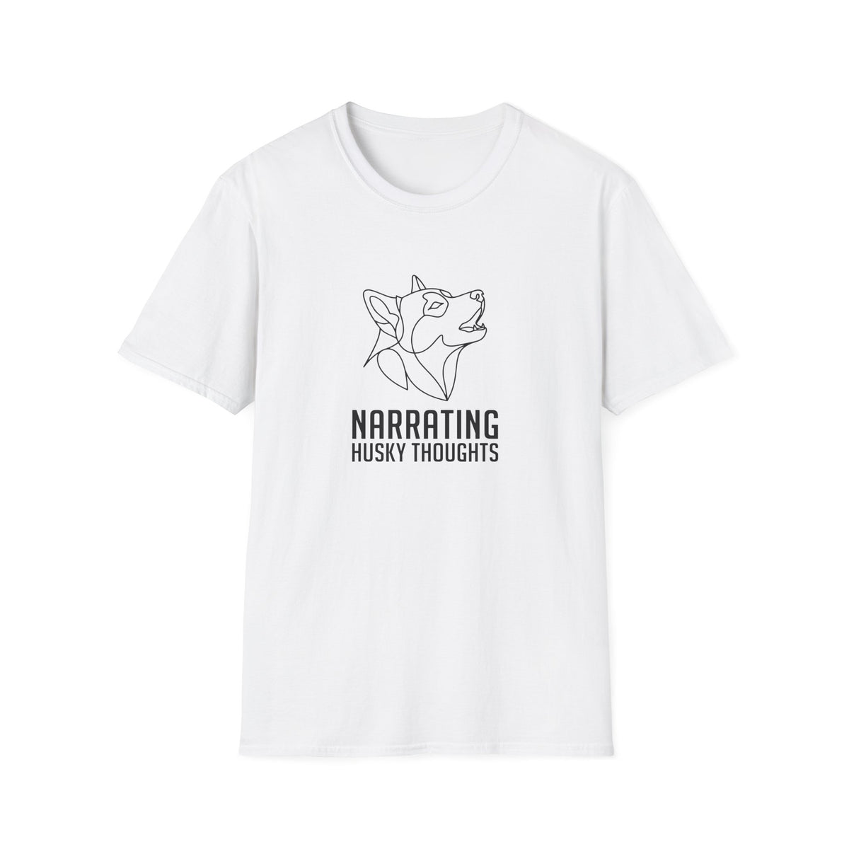 Narrating Husky Thoughts T-Shirt