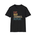 Eat Nap Zoomies Repeat T-Shirt