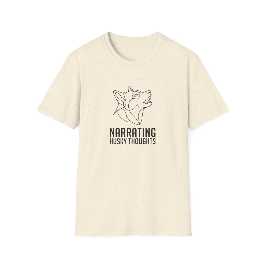 Narrating Husky Thoughts T-Shirt