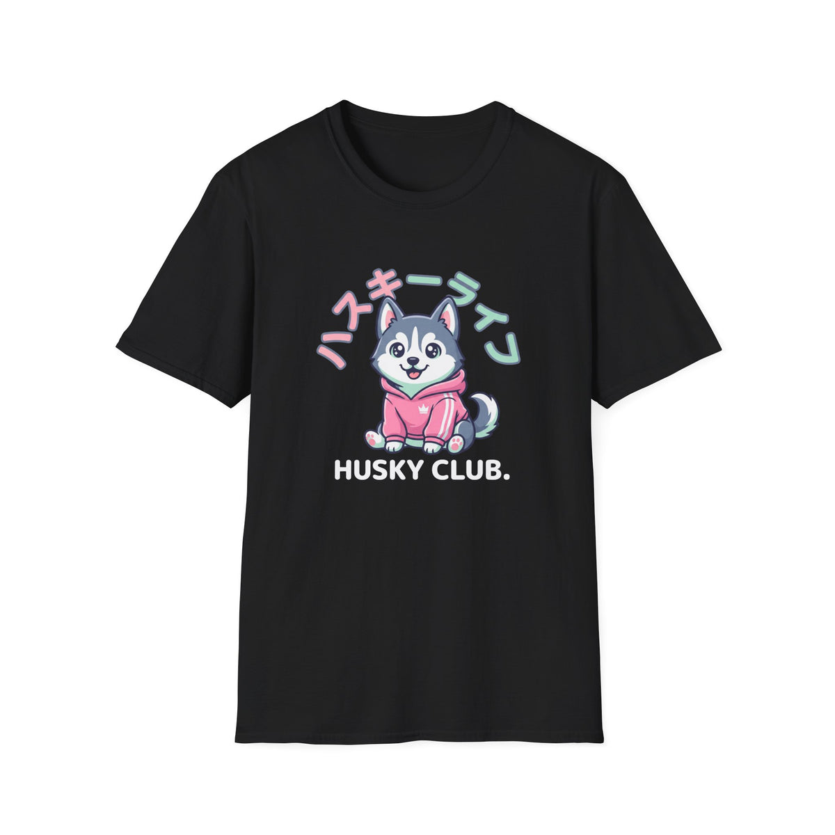 Kawaii Husky Club T-Shirt