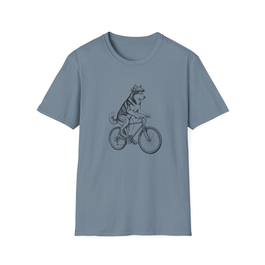 Dapper Cycling Husky T-Shirt