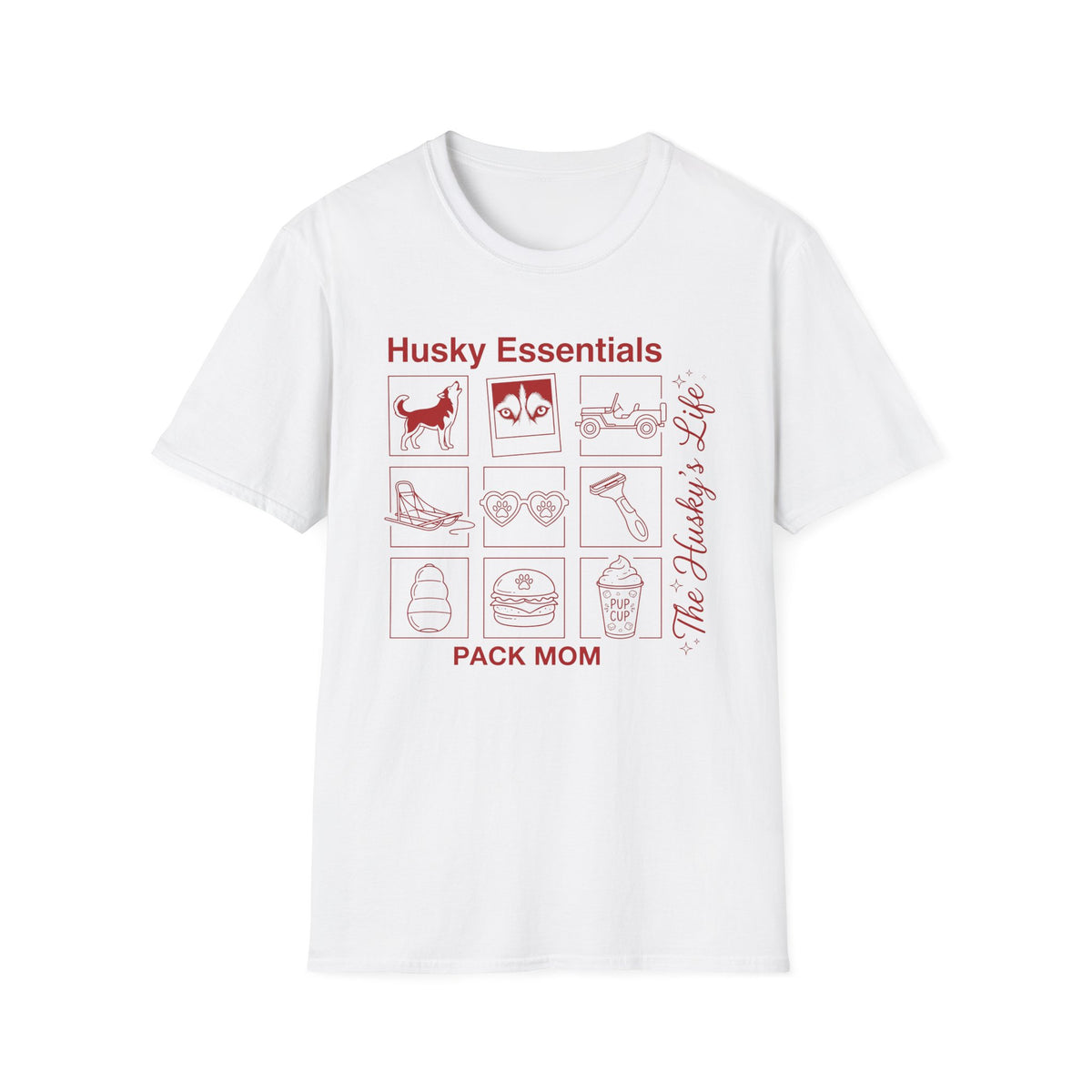 Husky Essentials Pack Mom T-Shirt