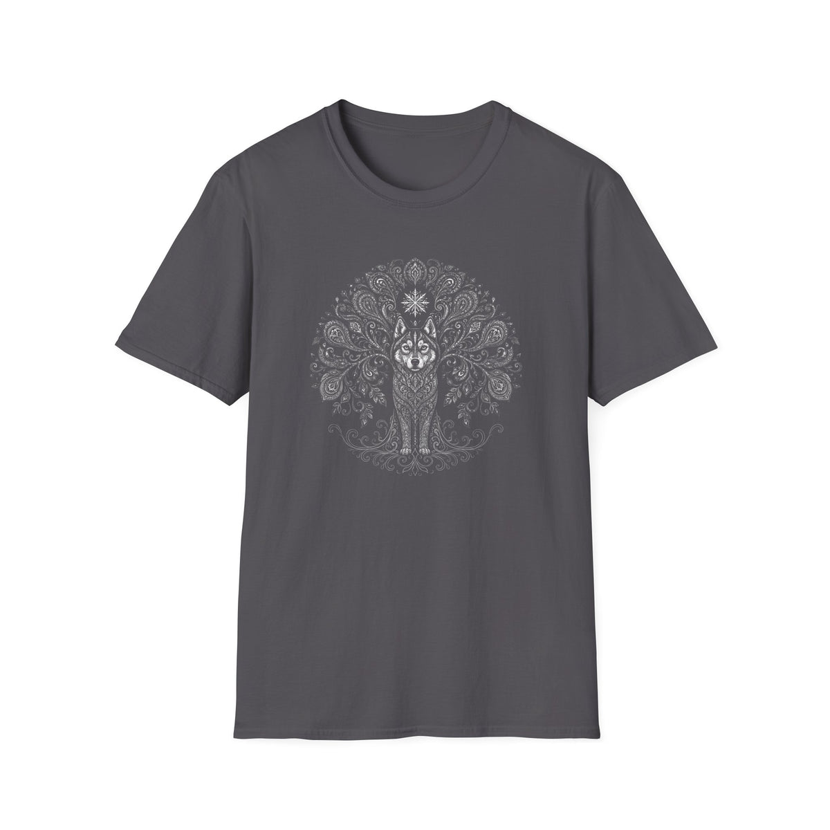 Ornate Husky Mandala T-Shirt