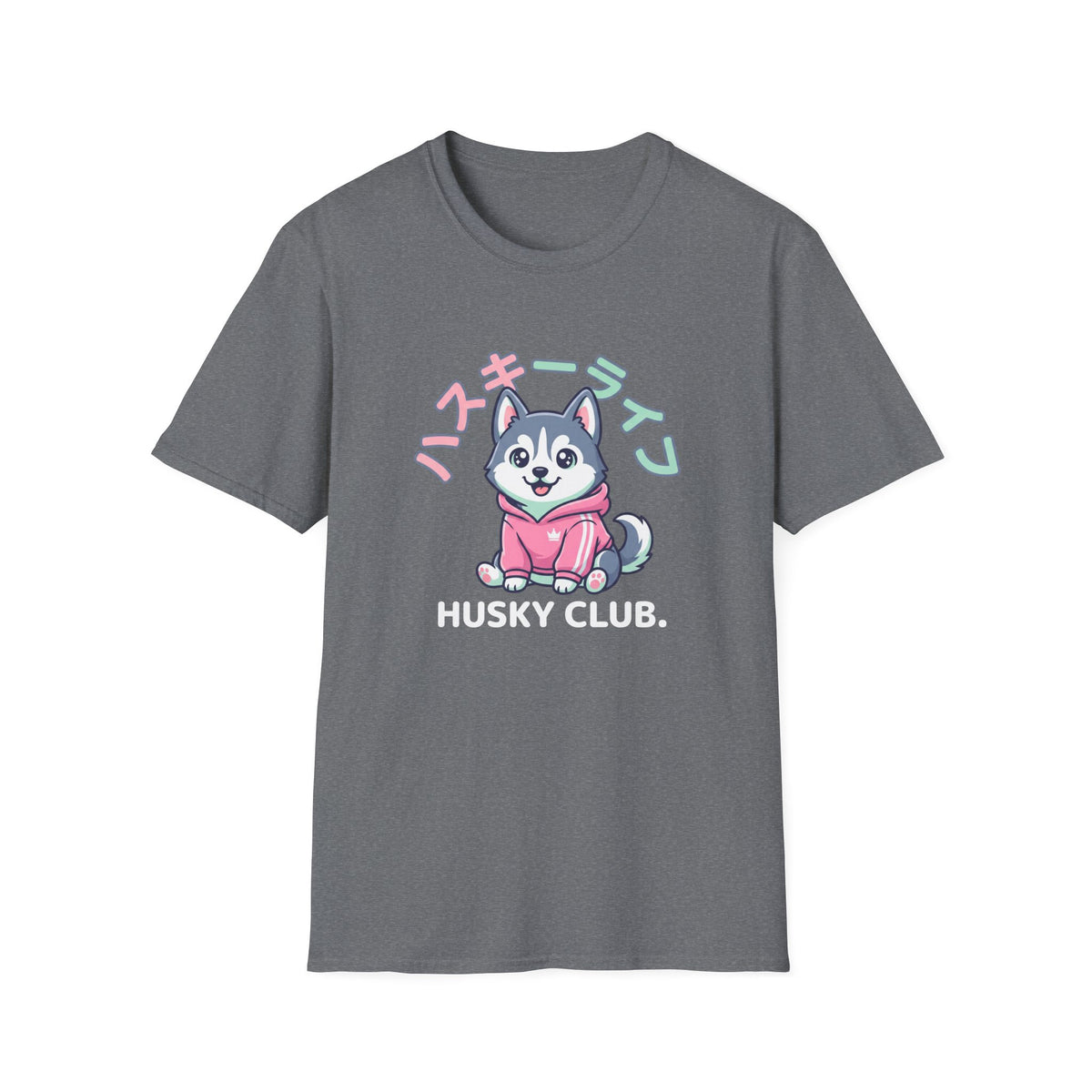 Kawaii Husky Club T-Shirt
