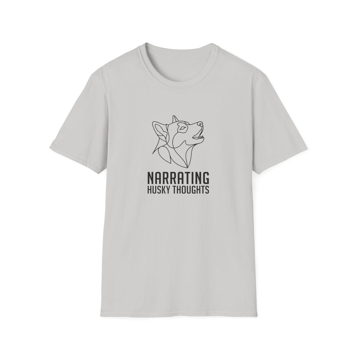 Narrating Husky Thoughts T-Shirt