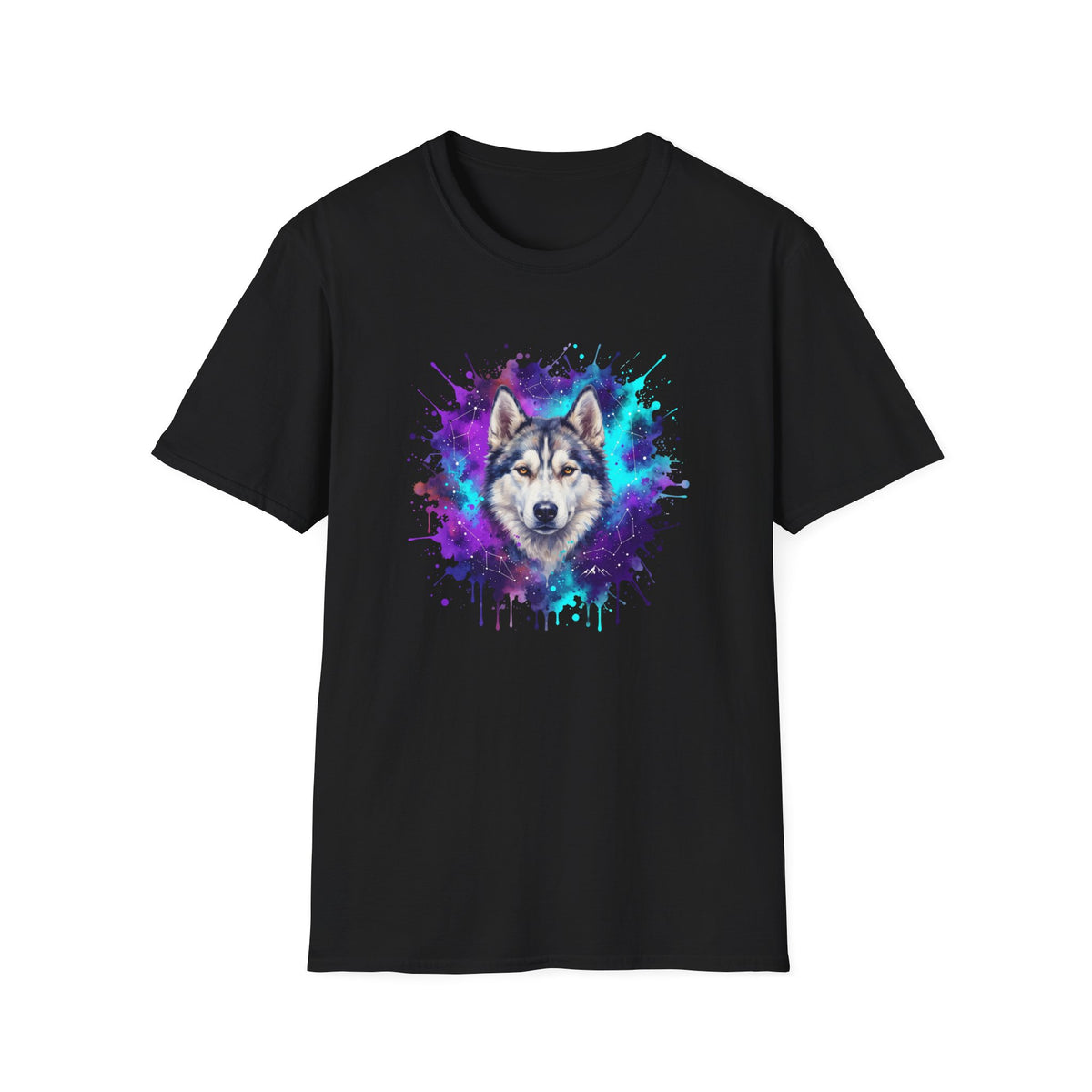 Cosmic Husky Splash T-Shirt