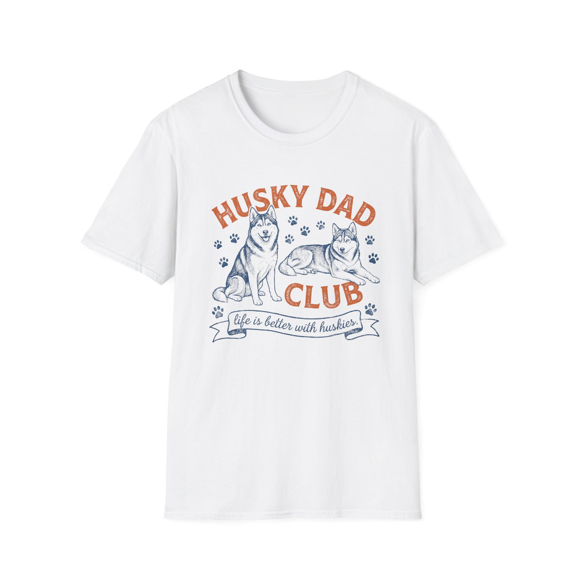 Husky Dad Club T-Shirt