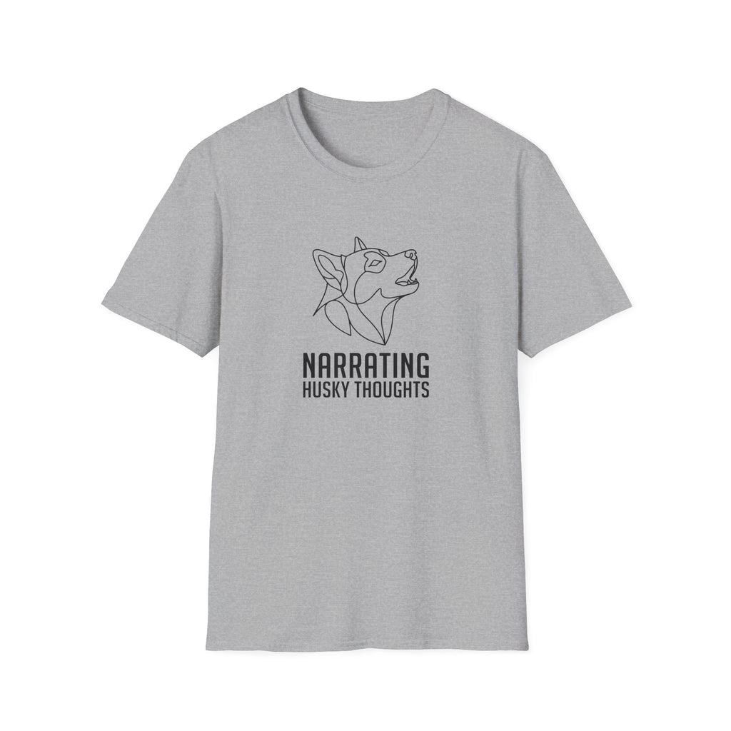 Narrating Husky Thoughts T-Shirt