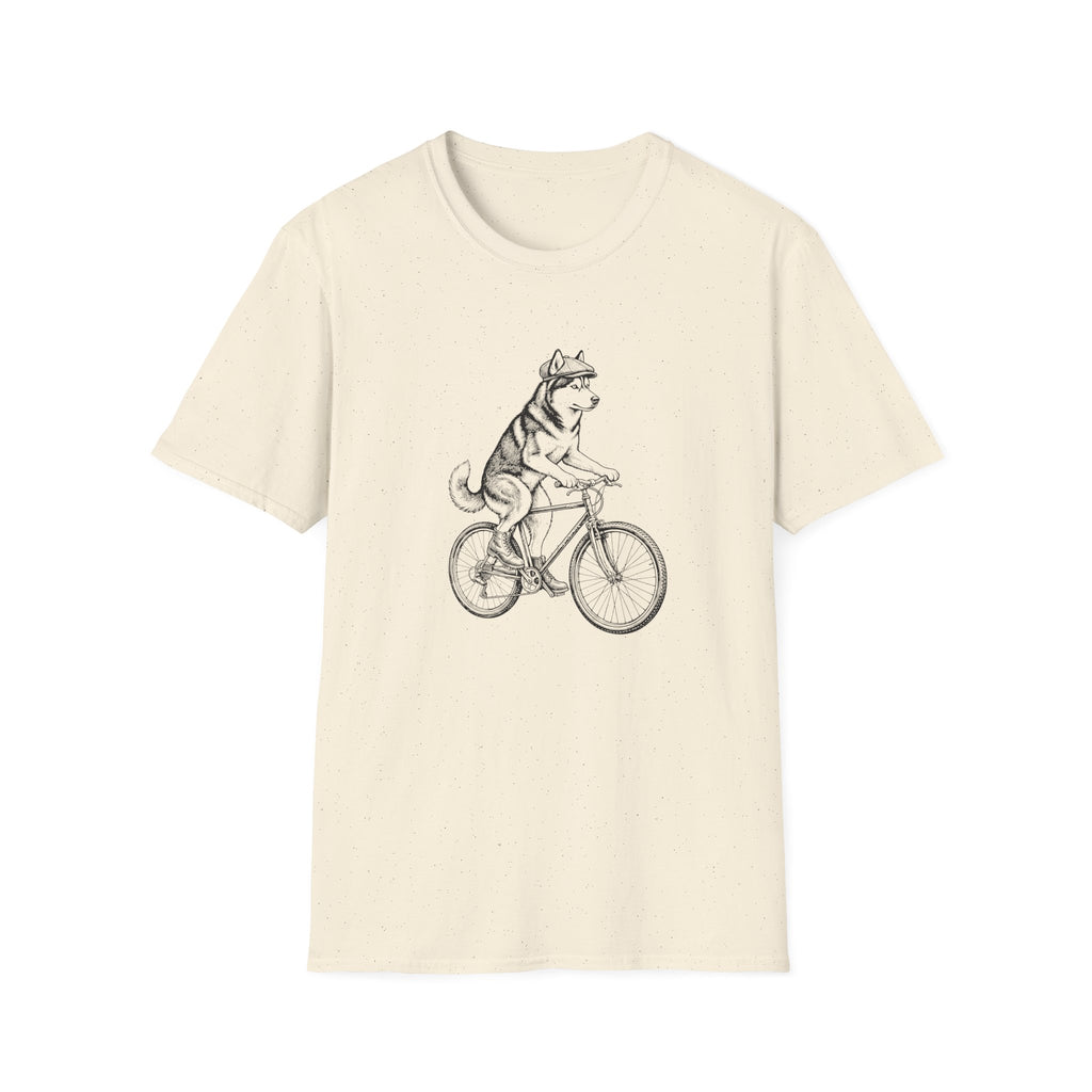 Dapper Cycling Husky T-Shirt