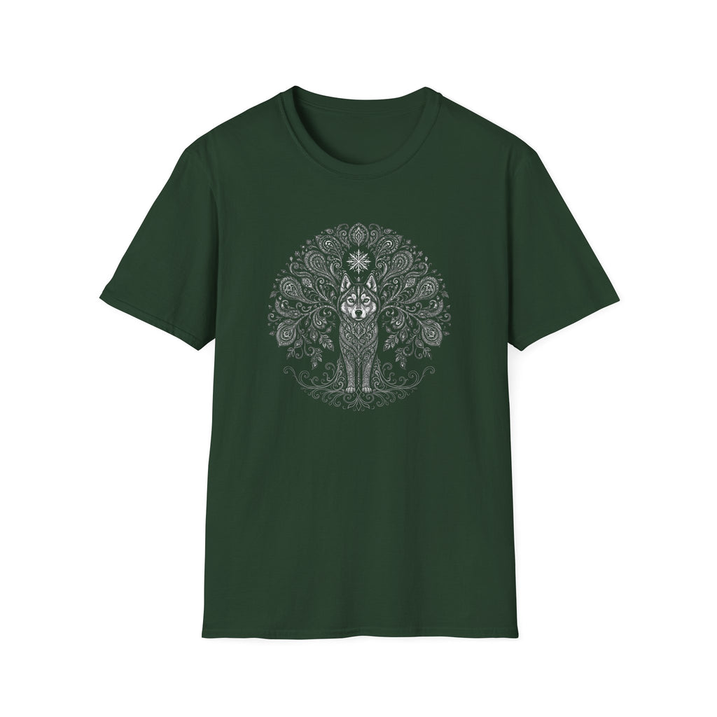 Ornate Husky Mandala T-Shirt