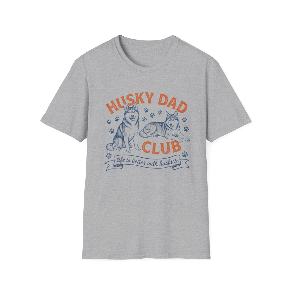 Husky Dad Club T-Shirt