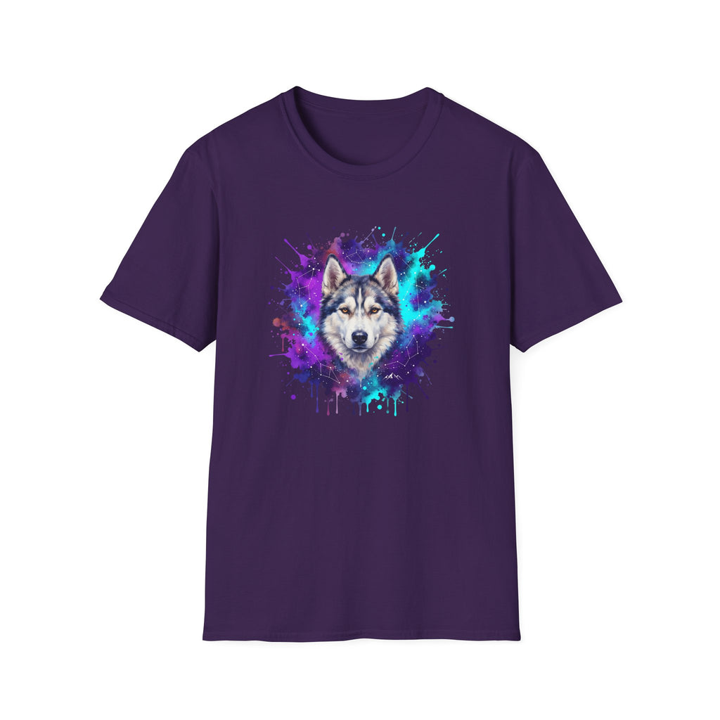Cosmic Husky Splash T-Shirt