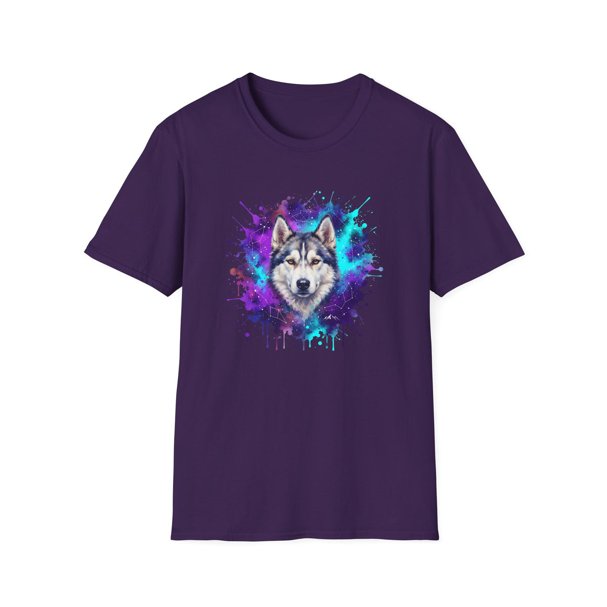 Cosmic Husky Splash T-Shirt