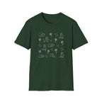 Playful Husky Pattern T-Shirt