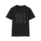 Playful Husky Pattern T-Shirt