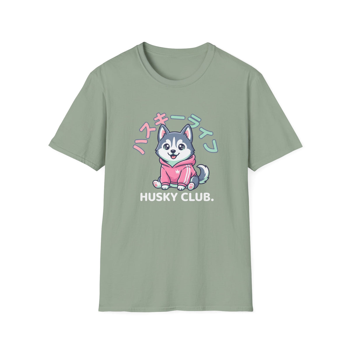 Kawaii Husky Club T-Shirt