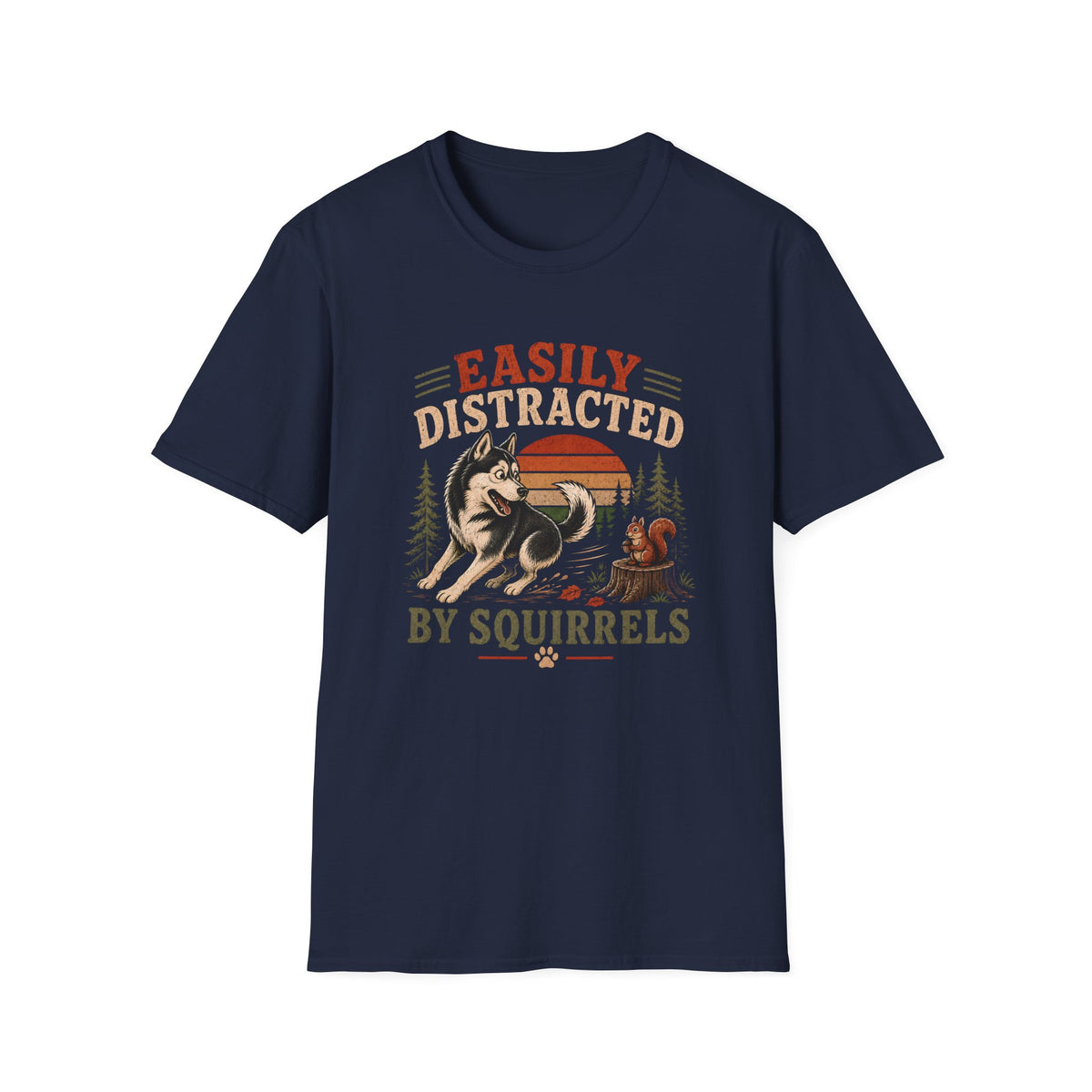 Distracted By Squirrels T-Shirt