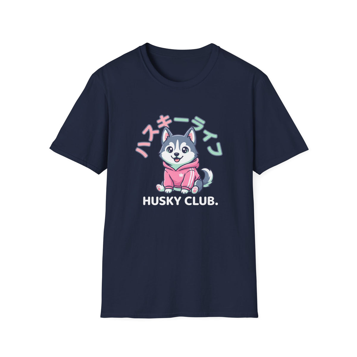 Kawaii Husky Club T-Shirt
