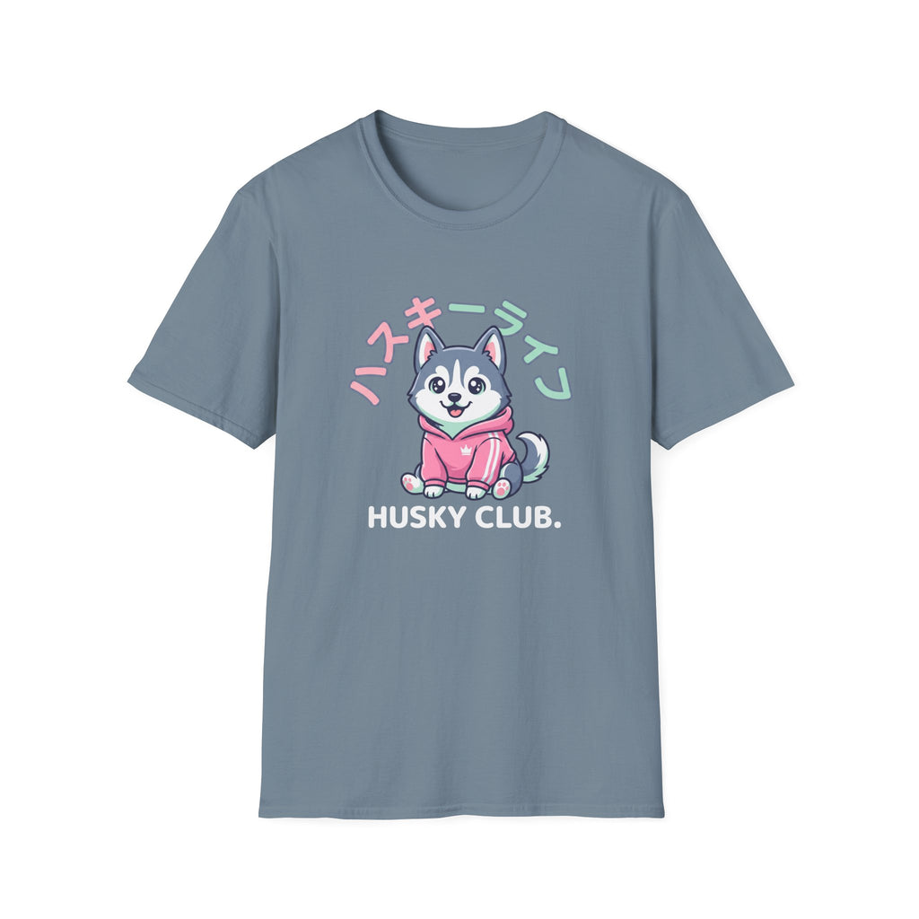 Kawaii Husky Club T-Shirt