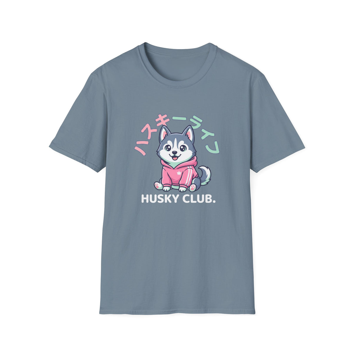 Kawaii Husky Club T-Shirt