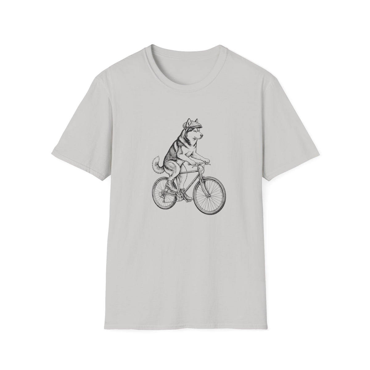 Dapper Cycling Husky T-Shirt