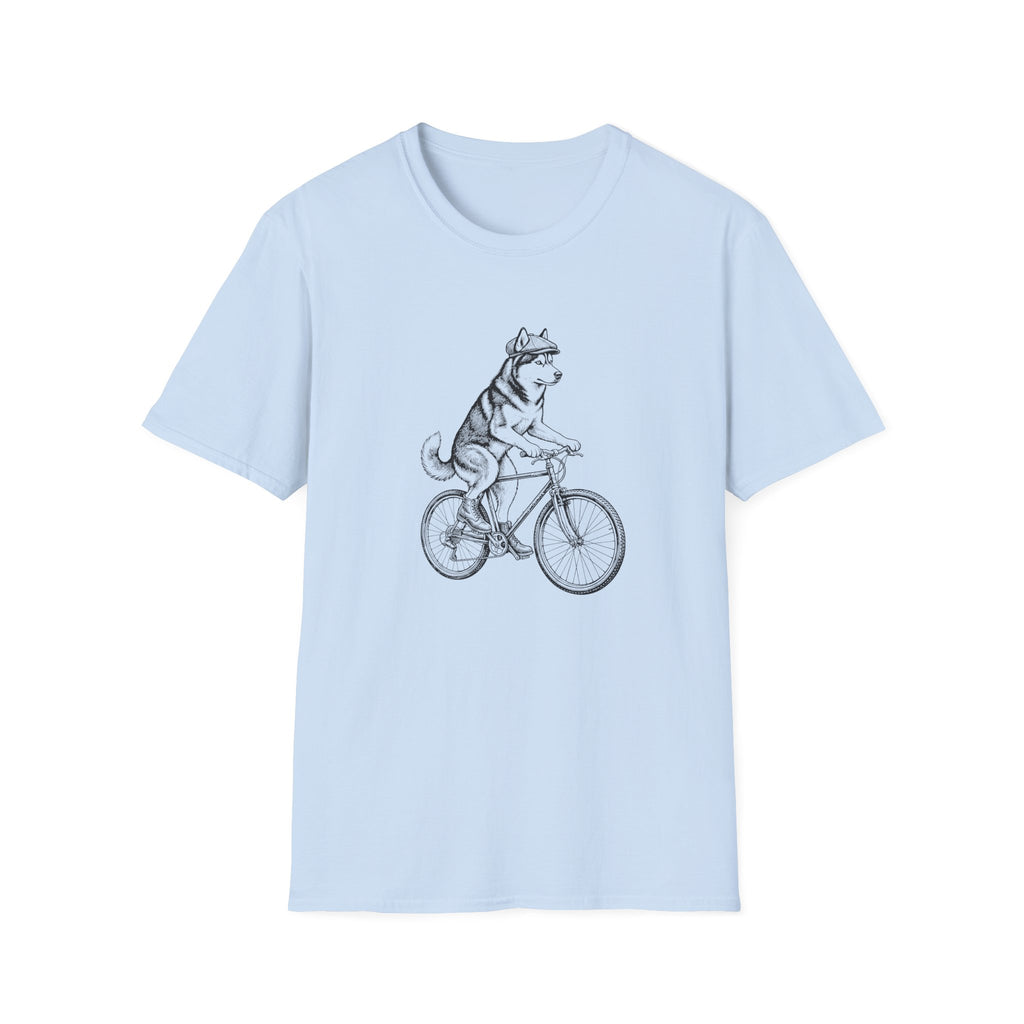 Dapper Cycling Husky T-Shirt