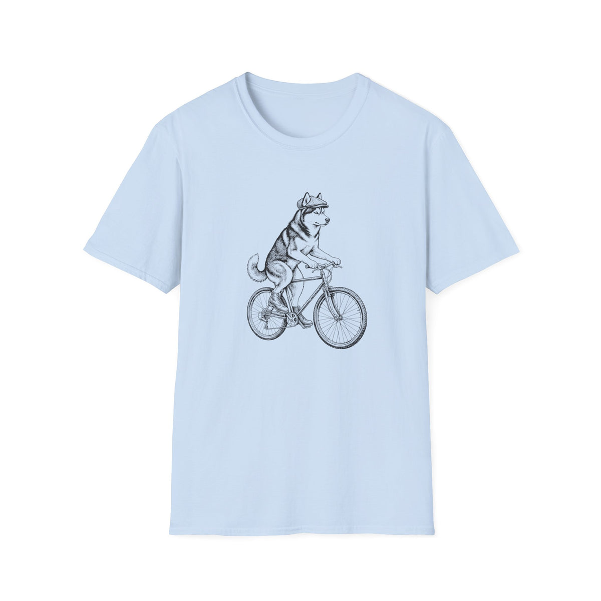Dapper Cycling Husky T-Shirt