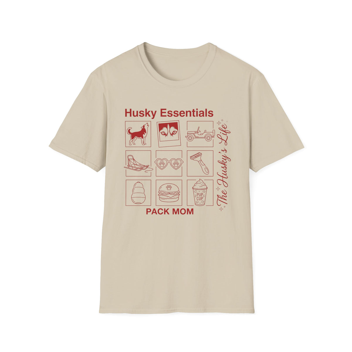Husky Essentials Pack Mom T-Shirt