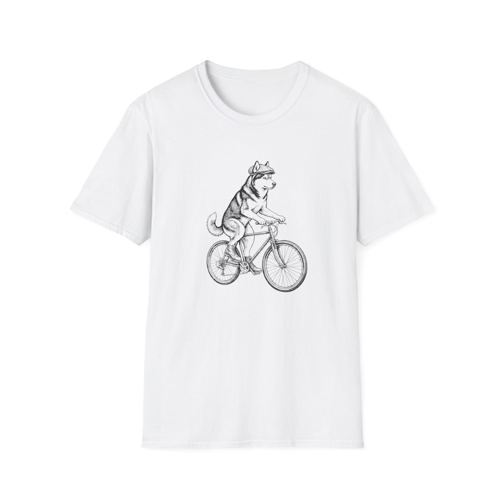 Dapper Cycling Husky T-Shirt