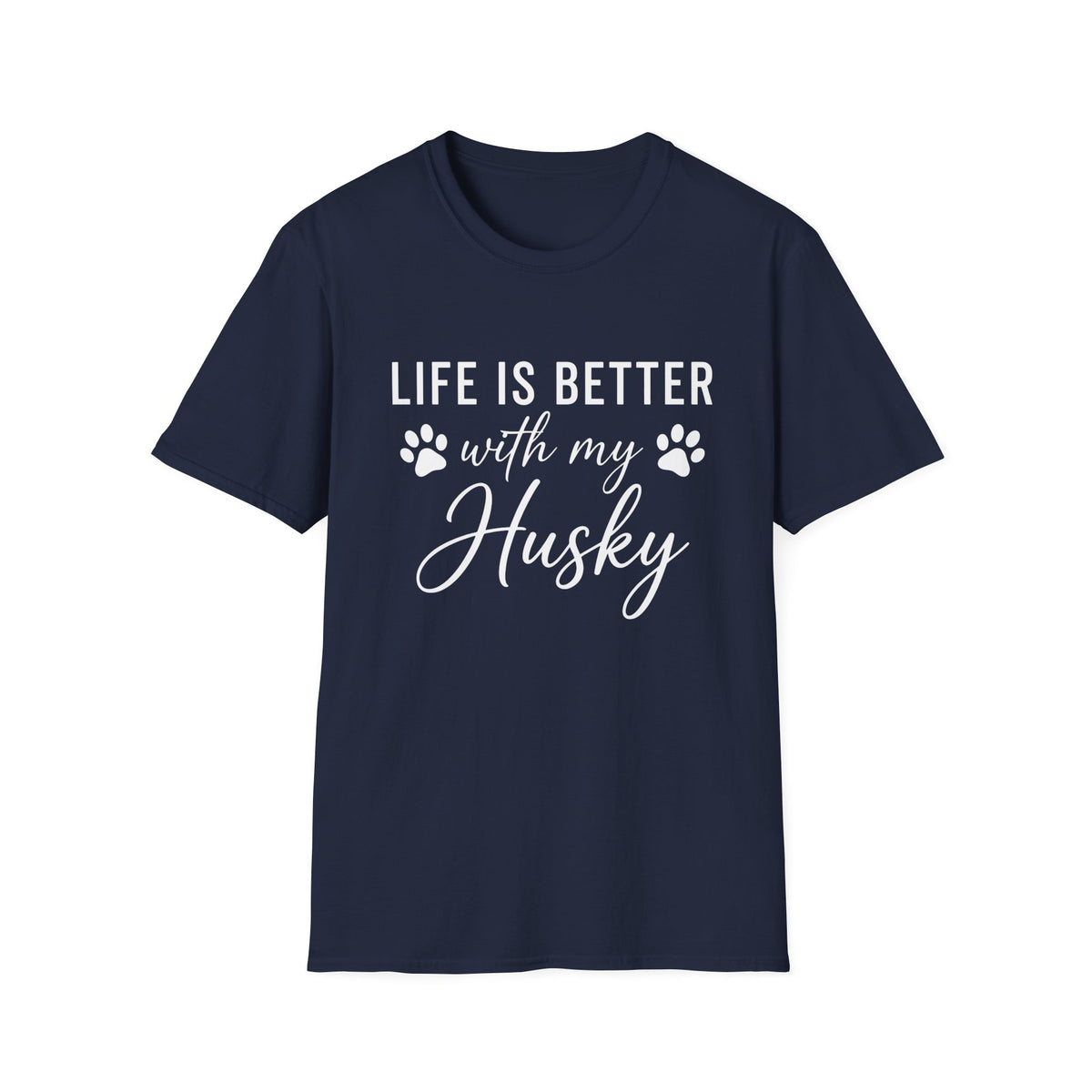 Better With My Husky T-Shirt