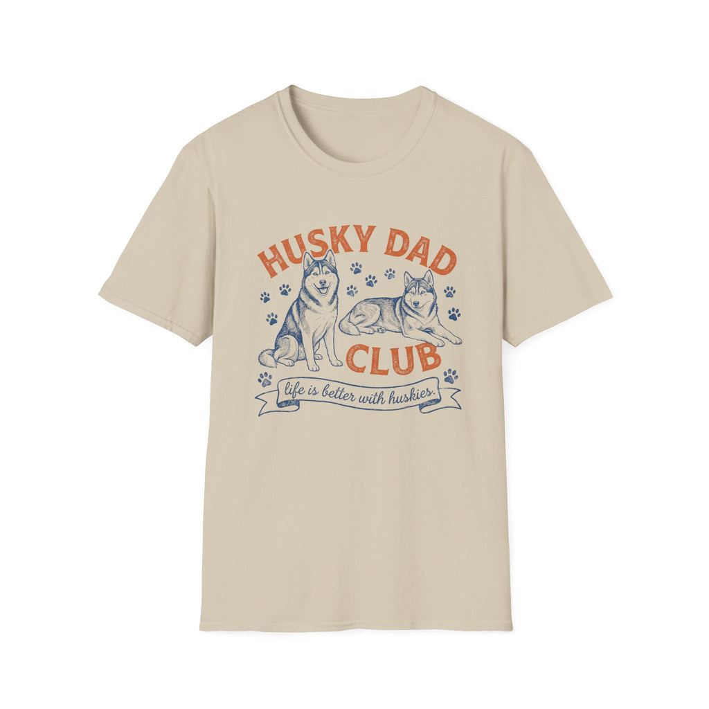 Husky Dad Club T-Shirt