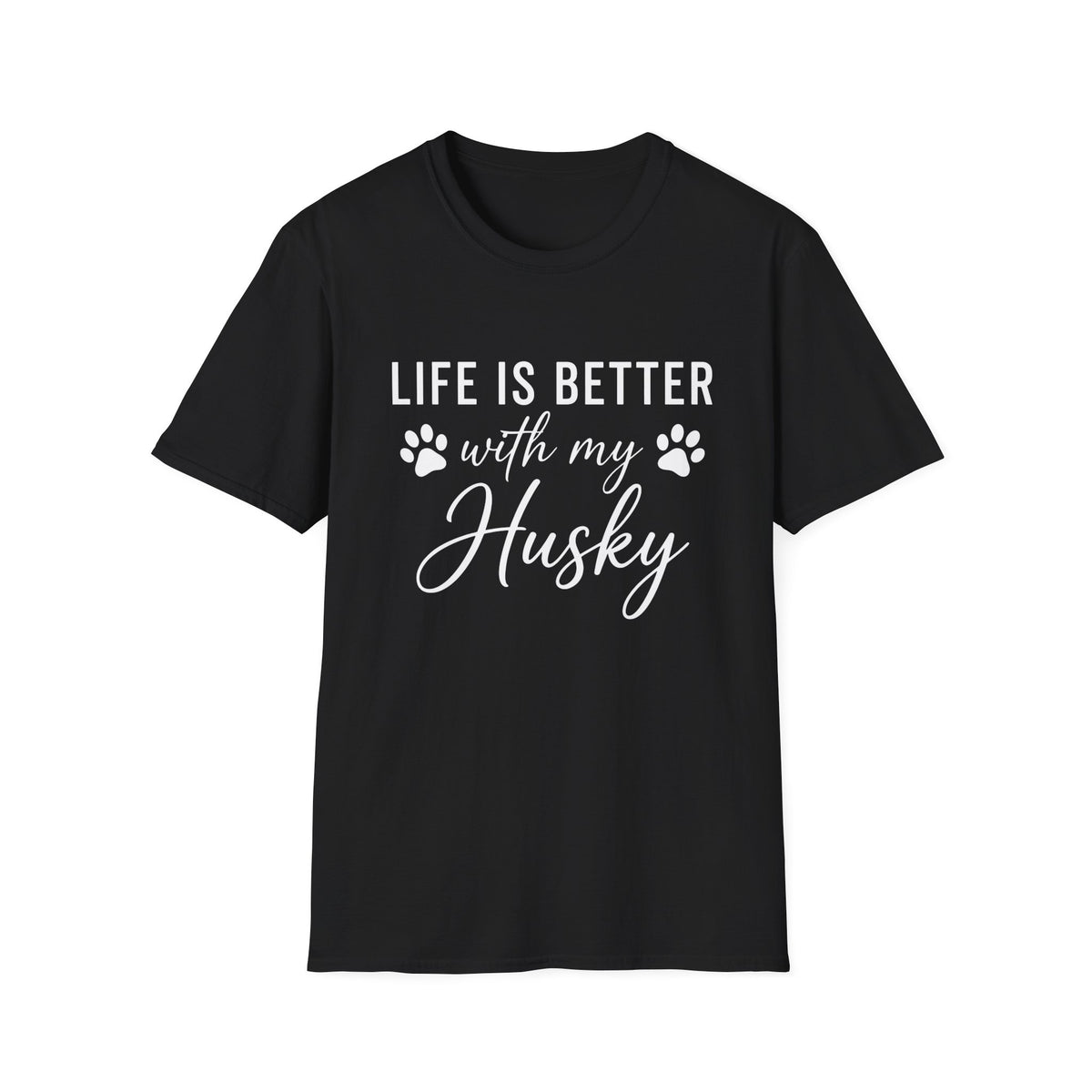 Better With My Husky T-Shirt