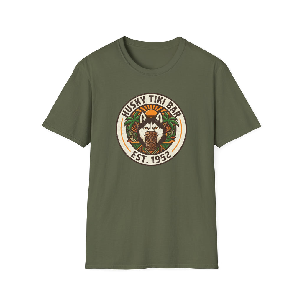 Husky Tiki Bar T-Shirt