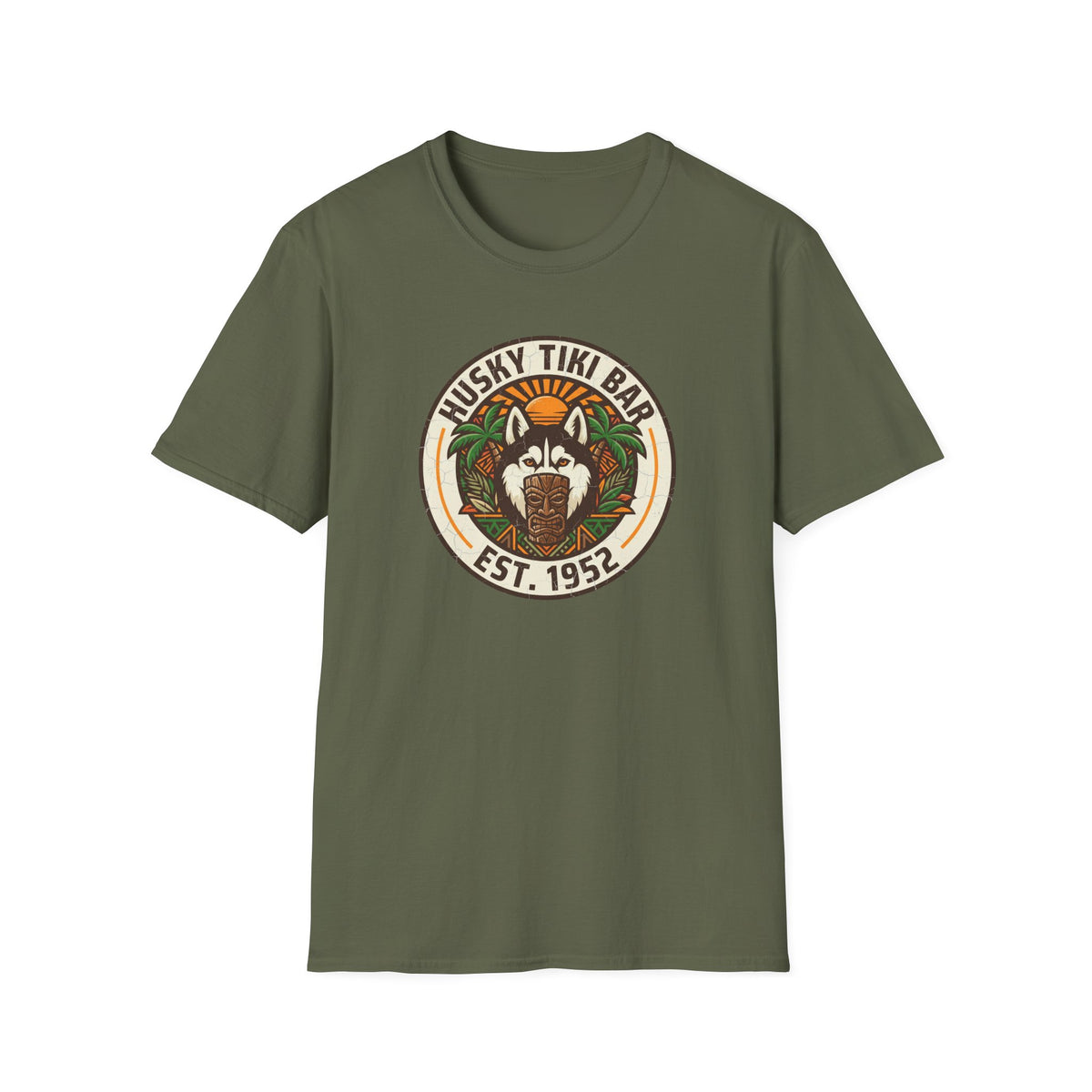 Husky Tiki Bar T-Shirt
