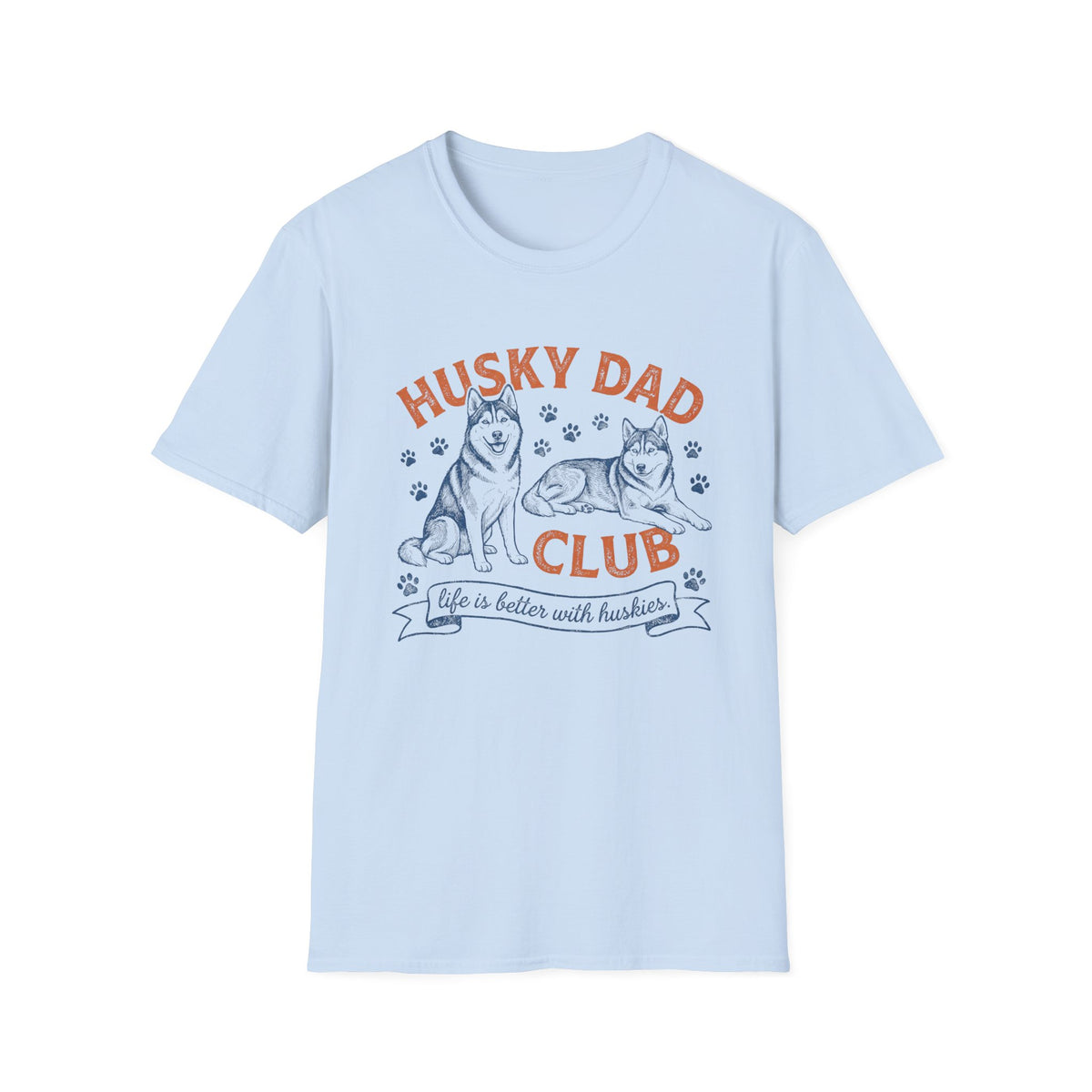 Husky Dad Club T-Shirt